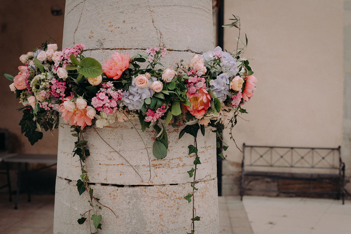 Fleurs décoration mariage - photographe reportage